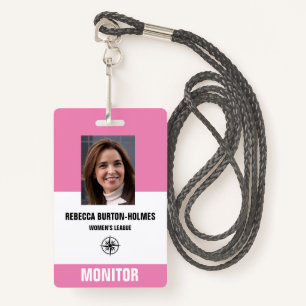Tarjeta De Identificación PASO DE MONITOR ESPECIAL DE EVENTOS - Foto I.D.