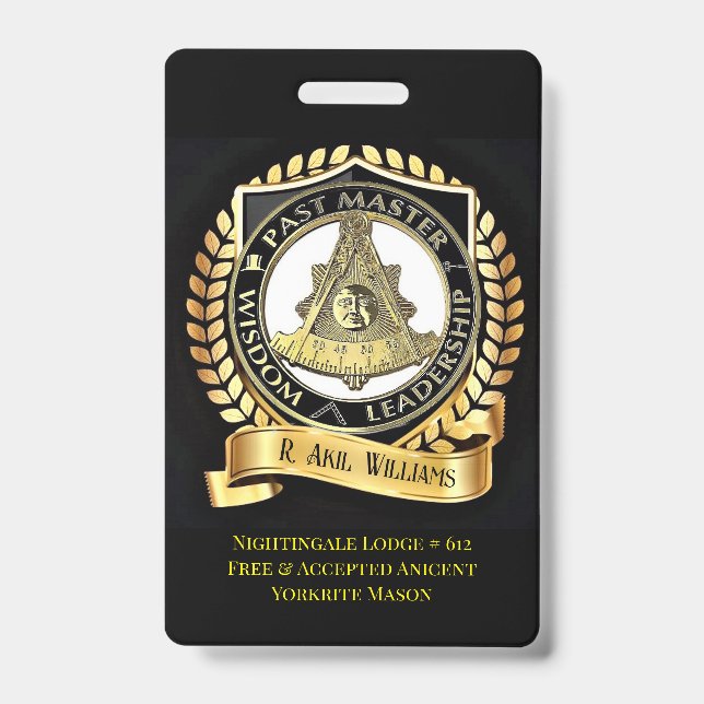 Tarjeta De Identificación Pastor (Parte frontal)