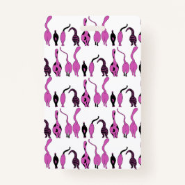 Tarjeta De Identificación Patrón de manchas púrpuras de gato