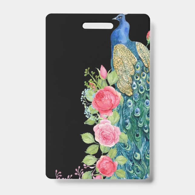Tarjeta De Identificación Peacock (Parte frontal)