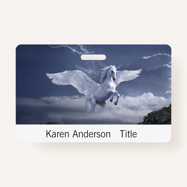 Tarjeta De Identificación Pegasus en vuelo (Anverso)