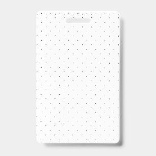 Tarjeta De Identificación Pequeños carteles y puntos de color gris oscuro, d