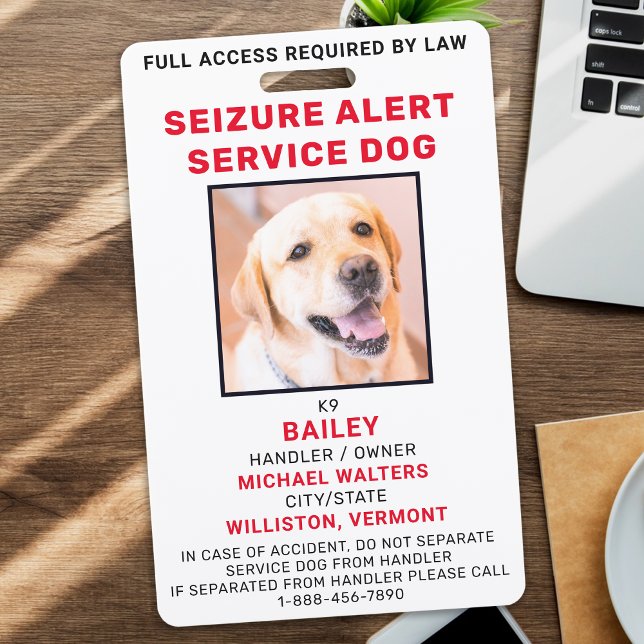 Tarjeta De Identificación Perro del Servicio de Alerta de Apoderamiento de F (Subido por el creador)