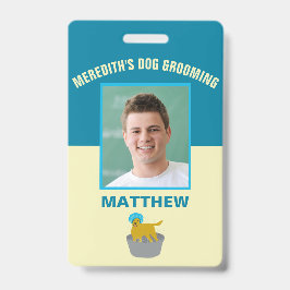 Tarjeta De Identificación Perro Grooming Business Dog Groomers Personalizado