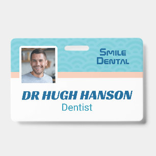 Tarjeta De Identificación Personal de la Clínica Dental Dentista