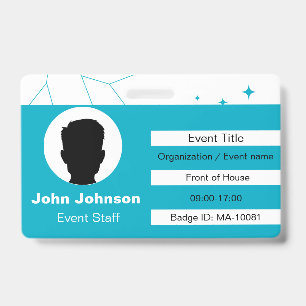 Tarjeta De Identificación Personal del evento