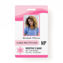 Personalizable Enfermera practicante Foto de ident