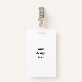 Tarjeta De Identificación Personalización o Personalizar