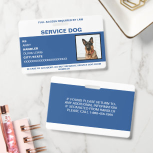 Tarjeta de identificación personalizada Ada para p