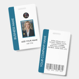 Tarjeta de identificación personalizada con logoti