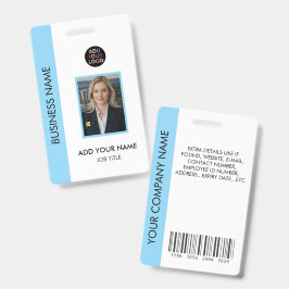 Tarjeta de identificación personalizada con logoti
