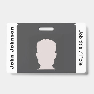 Tarjeta de identificación personalizada con logoti