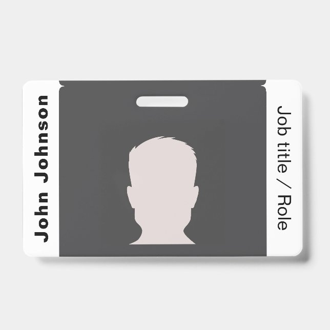 Tarjeta de identificación personalizada con logoti (Parte frontal)
