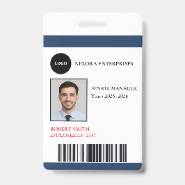 Tarjeta de identificación personalizada para emple