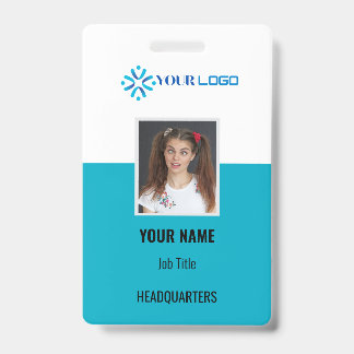 Tarjeta de identificación personalizada para emple