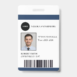 Tarjeta de identificación personalizada para emple