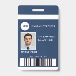 Tarjeta de identificación personalizada para emple