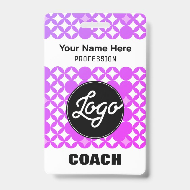 Tarjeta De Identificación Personalizado (Parte frontal)