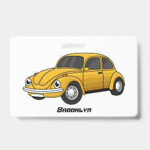 Tarjeta De Identificación Personalizado de coche clásico