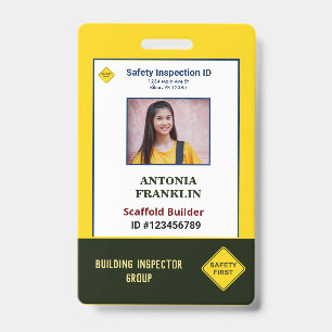 Tarjeta De Identificación PERSONALIZADO de fotografía de empleado de tarjet