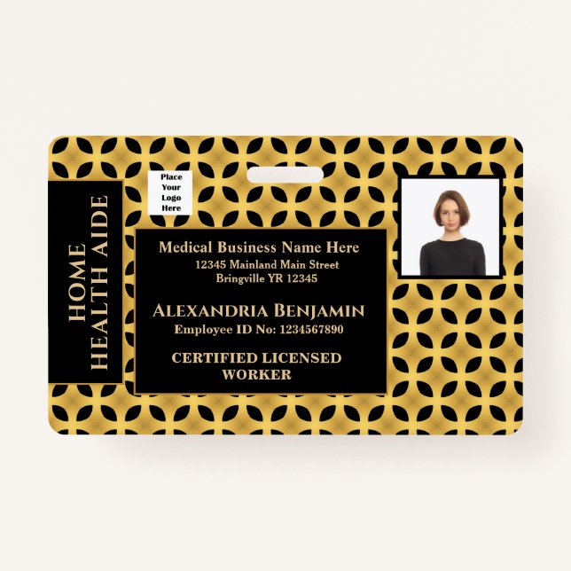 Tarjeta De Identificación Personalizado de identificación de código de barra (Anverso)