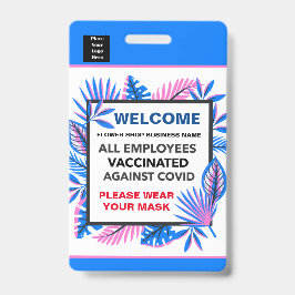 Tarjeta De Identificación Personalizado de logotipos de empresas para emplea