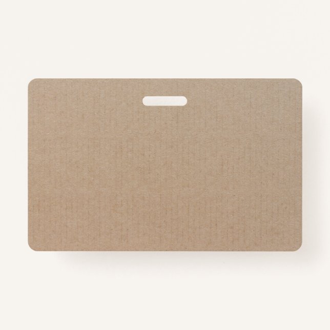 Tarjeta De Identificación Personalizado de plantilla de papel en blanco de K (Anverso)