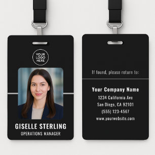 Tarjeta De Identificación Personalizado Empleado Foto ID Personal de Segurid