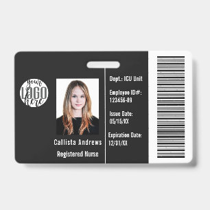 Tarjeta De Identificación Personalizado Empresa Empleado Nombre fotográfico