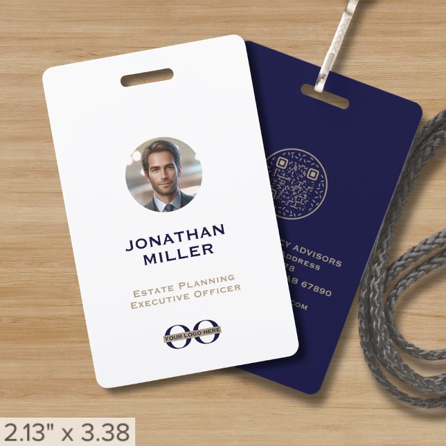 Tarjeta De Identificación Personalizado Foto Código QR Insignia de identific (Subido por el creador)