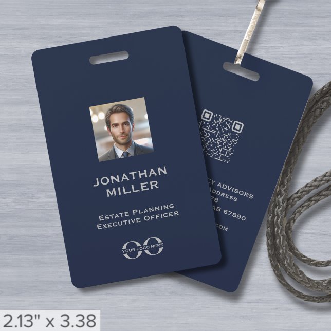 Tarjeta De Identificación Personalizado Foto Código QR Insignia de identific (Subido por el creador)
