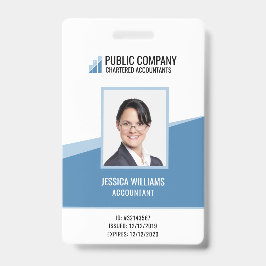 Tarjeta De Identificación Personalizado Foto Personal ID del empleado