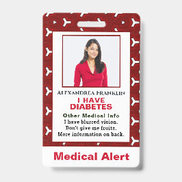 Tarjeta De Identificación Personalizado fotográfico de la identificación de 