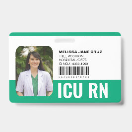 Tarjeta De Identificación Personalizado Hospital Médico Enfermera Doctor Ver