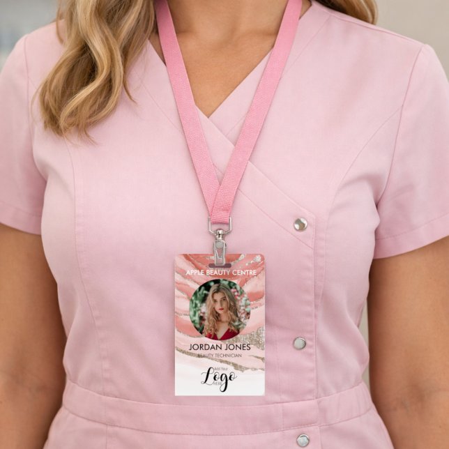 Tarjeta De Identificación personalizado logo personal de negocios Foto purpu (Subido por el creador)