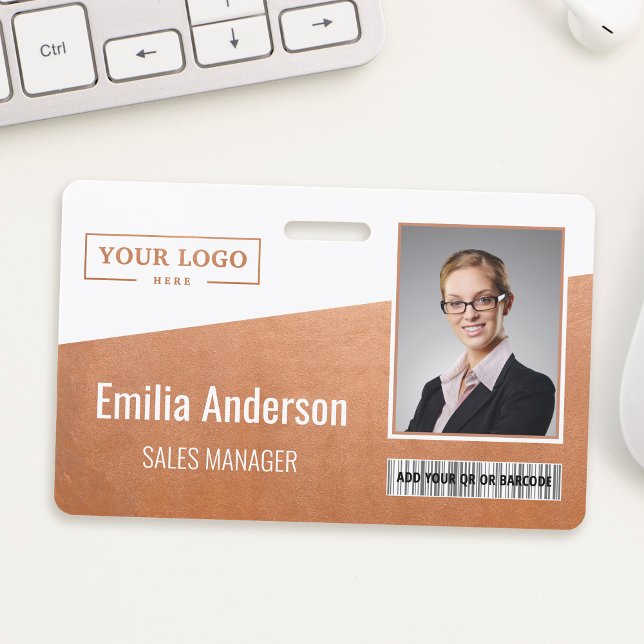 Tarjeta De Identificación Personalizado logotipo comercial Código de barras  (Subido por el creador)