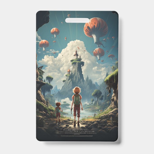 Tarjeta De Identificación Personalizado monstruo clásico (Parte frontal)