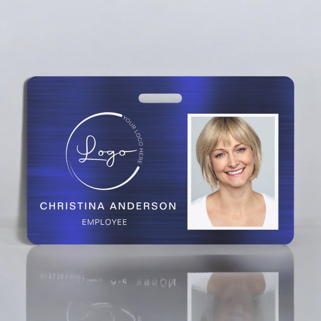 Tarjeta De Identificación Personalizado Nombre de empleado Logotipo Foto Tra (Subido por el creador)