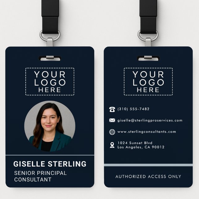 Tarjeta De Identificación Personalizado Nombre de la compañía Etiqueta Foto  (Subido por el creador)