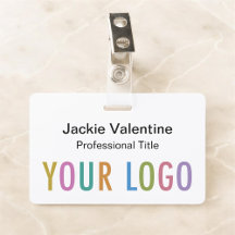 Personalizado Nombre de plástico duro Insignia Cli