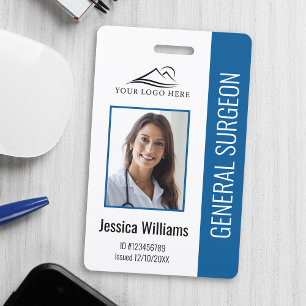 Tarjeta De Identificación Personalizado profesional médico Foto y texto ID a