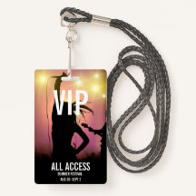 Personalizado VIP Concierto de acceso completo pas