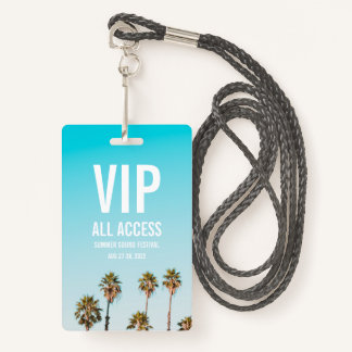 Tarjeta De Identificación Personalizado VIP Festival All Access Pass Concert