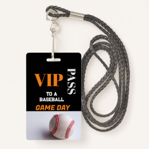 Tarjeta De Identificación Personalizado VIP Juego de béisbol All Access Pass