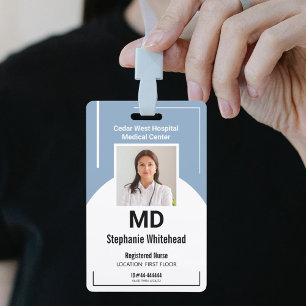 Tarjeta De Identificación Personalizar la identificación médica de foto Dust