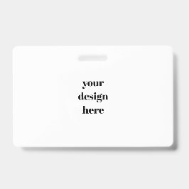 Tarjeta De Identificación Personalizar o personalizar 