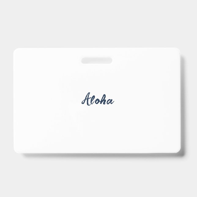 Tarjeta De Identificación Personalizar o personalizar (Parte frontal)