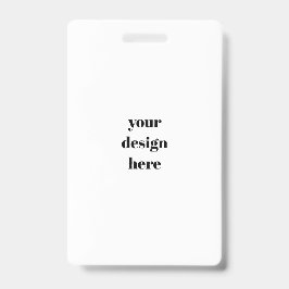 Tarjeta De Identificación Personalizar o personalizar 