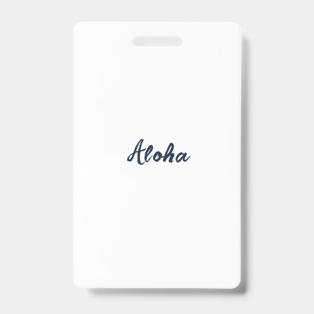 Tarjeta De Identificación Personalizar o personalizar (Parte frontal)