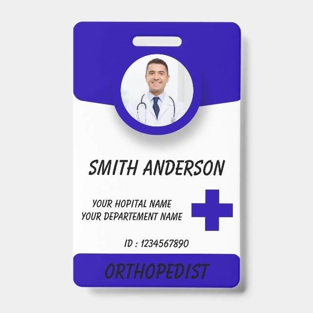 Tarjeta De Identificación Personalized RN Nurse Identification Badge (Parte frontal)